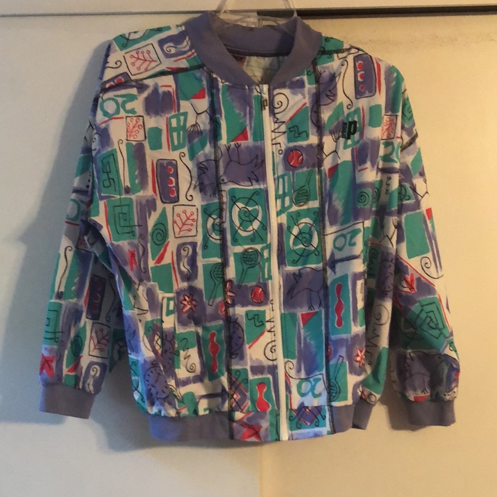 Vintage Prince Sports Wear Windbreaker Jacket